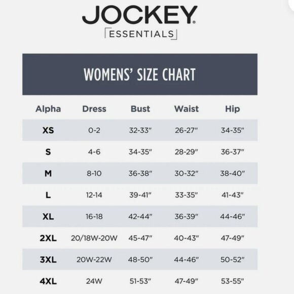 Jockey White Essentials Tank Medium Cooling Compression Everyday Shapewear - Picture 4 of 4